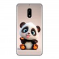 Дизайнерский пластиковый чехол для Nokia 6 милая панда