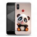 Дизайнерский пластиковый чехол для Xiaomi Mi8 SE милая панда