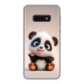 Дизайнерский силиконовый чехол для Samsung Galaxy S10e милая панда