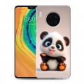 Дизайнерский пластиковый чехол для Huawei Mate 30 милая панда