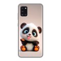 Дизайнерский силиконовый чехол для Samsung Galaxy A31 милая панда
