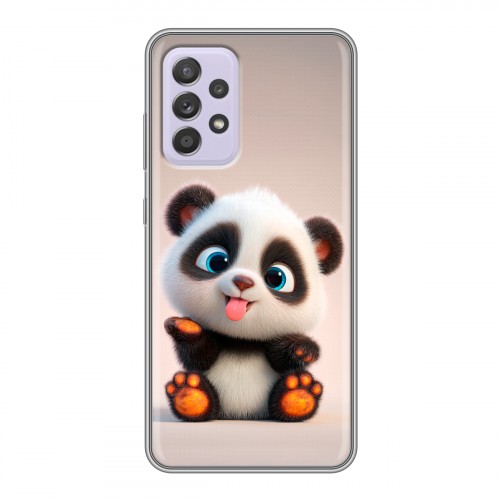 Дизайнерский силиконовый чехол для Samsung Galaxy A52 милая панда