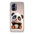 Дизайнерский силиконовый чехол для Realme C33 милая панда