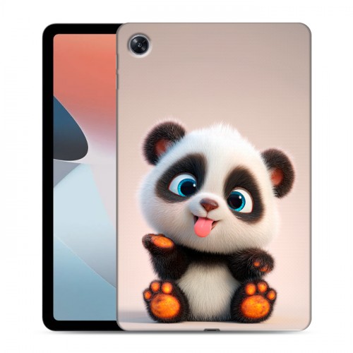 Дизайнерский силиконовый чехол для OPPO Pad Air милая панда