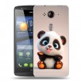 Дизайнерский пластиковый чехол для Acer Liquid E3 милая панда
