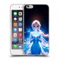Дизайнерский силиконовый чехол для Iphone 6 Plus/6s Plus Холодное сердце Frozen
