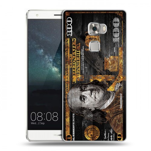 Дизайнерский пластиковый чехол для Huawei Mate S Доллар деньги