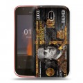 Дизайнерский пластиковый чехол для Nokia 1 Доллар деньги