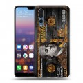 Дизайнерский силиконовый с усиленными углами чехол для Huawei P20 Pro Доллар деньги
