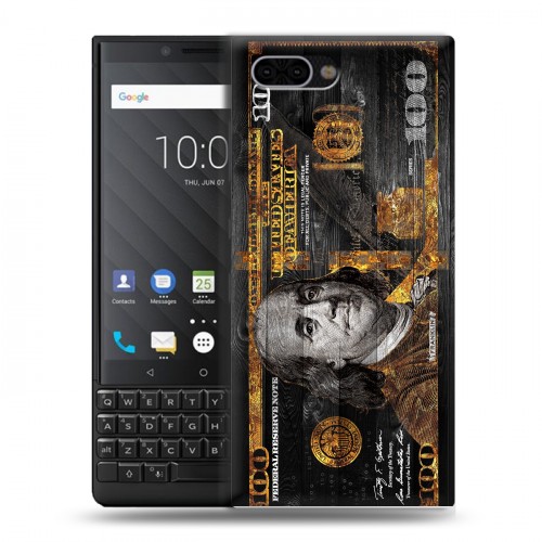Дизайнерский пластиковый чехол для BlackBerry KEY2 Доллар деньги