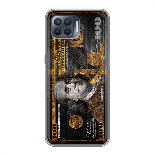 Дизайнерский силиконовый чехол для OPPO Reno4 Lite Доллар деньги