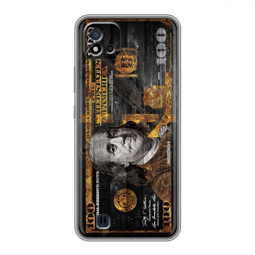 Дизайнерский силиконовый чехол для Realme C20 Доллар деньги