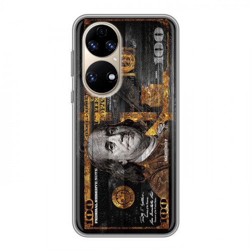 Дизайнерский силиконовый чехол для Huawei P50 Pro Доллар деньги