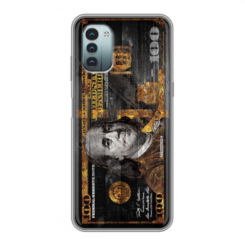 Дизайнерский силиконовый чехол для Nokia G11 Доллар деньги