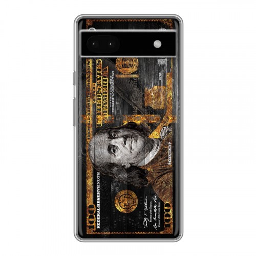 Дизайнерский силиконовый чехол для Google Pixel 6a Доллар деньги