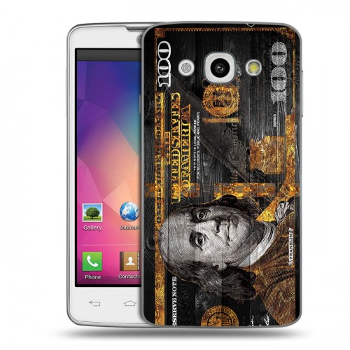 Дизайнерский пластиковый чехол для LG L60 Доллар деньги