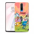 Полупрозрачный дизайнерский пластиковый чехол для Xiaomi RedMi K30 Adventure time Время приключений