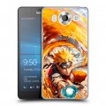 Дизайнерский пластиковый чехол для Microsoft Lumia 950 Аниме Наруто Naruto