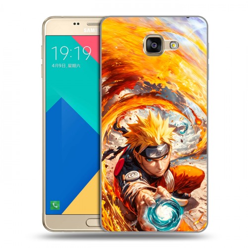 Дизайнерский силиконовый чехол для Samsung Galaxy A9 Аниме Наруто Naruto
