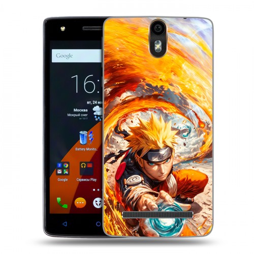Дизайнерский силиконовый чехол для Wileyfox Storm Аниме Наруто Naruto