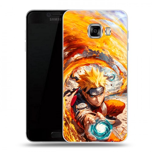 Дизайнерский пластиковый чехол для Samsung Galaxy C5 Аниме Наруто Naruto