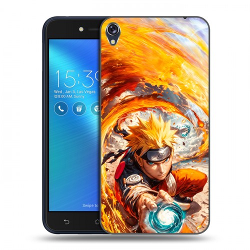 Дизайнерский силиконовый чехол для Asus ZenFone Live Аниме Наруто Naruto