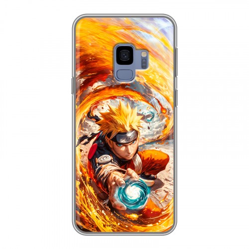 Дизайнерский силиконовый чехол для Samsung Galaxy S9 Аниме Наруто Naruto