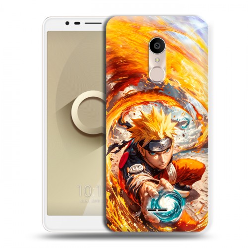 Дизайнерский силиконовый чехол для Alcatel 3C Аниме Наруто Naruto