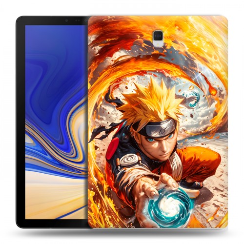 Дизайнерский силиконовый чехол для Samsung Galaxy Tab S4 Аниме Наруто Naruto