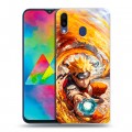 Дизайнерский пластиковый чехол для Samsung Galaxy M20 Аниме Наруто Naruto
