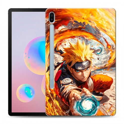 Дизайнерский силиконовый чехол для Samsung Galaxy Tab S6 Аниме Наруто Naruto