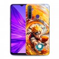 Дизайнерский силиконовый чехол для Realme 5 Аниме Наруто Naruto