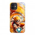 Дизайнерский силиконовый чехол для Iphone 12 Аниме Наруто Naruto