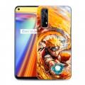 Дизайнерский силиконовый чехол для Realme 7 Аниме Наруто Naruto
