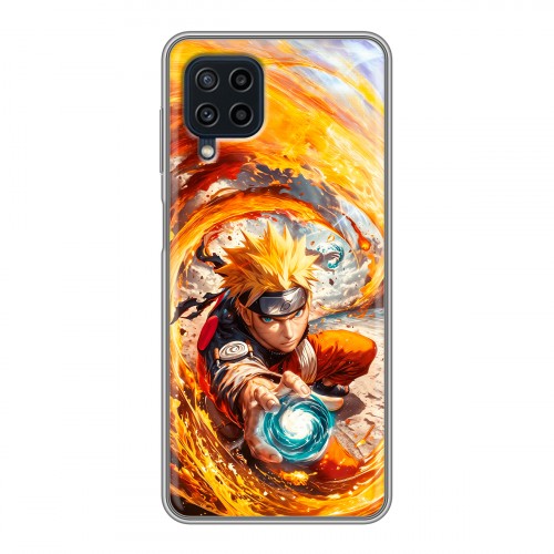 Дизайнерский силиконовый чехол для Samsung Galaxy A22 Аниме Наруто Naruto