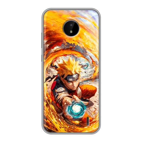 Дизайнерский силиконовый чехол для Nokia C20 Аниме Наруто Naruto