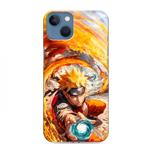 Дизайнерский силиконовый чехол для Iphone 13 Аниме Наруто Naruto