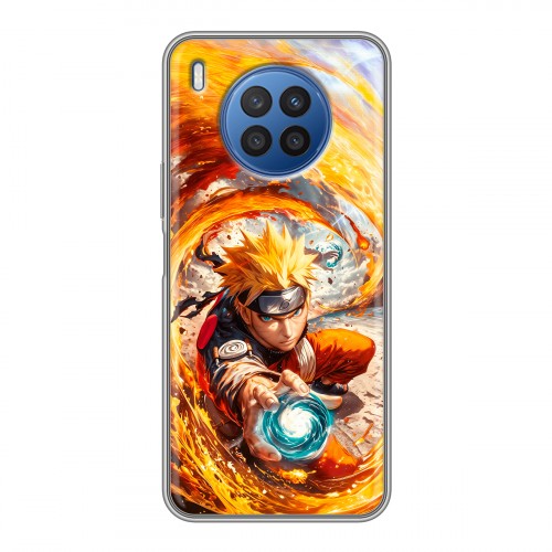 Дизайнерский силиконовый чехол для Huawei Nova 8i Аниме Наруто Naruto
