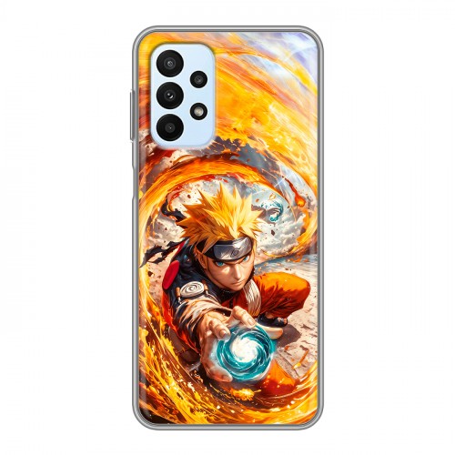 Дизайнерский силиконовый чехол для Samsung Galaxy A23 Аниме Наруто Naruto