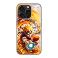 Дизайнерский силиконовый чехол для Iphone 15 Pro Аниме Наруто Naruto