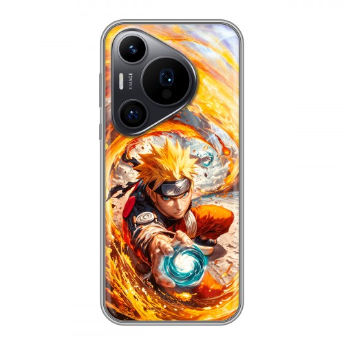 Дизайнерский силиконовый чехол для Huawei Pura 70 Pro Аниме Наруто Naruto