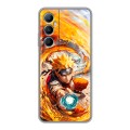 Дизайнерский силиконовый чехол для Realme C65 Аниме Наруто Naruto