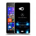 Дизайнерский пластиковый чехол для Microsoft Lumia 540 Mercedes Мерседес