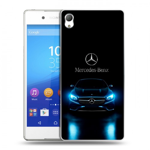 Дизайнерский пластиковый чехол для Sony Xperia Z3+ Mercedes Мерседес