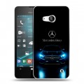 Дизайнерский пластиковый чехол для Microsoft Lumia 550 Mercedes Мерседес