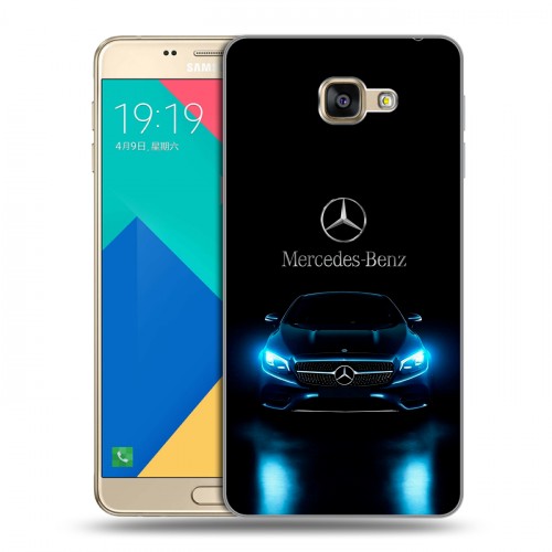 Дизайнерский силиконовый чехол для Samsung Galaxy A9 Mercedes Мерседес