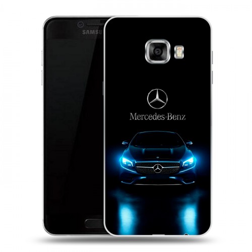 Дизайнерский пластиковый чехол для Samsung Galaxy C5 Mercedes Мерседес