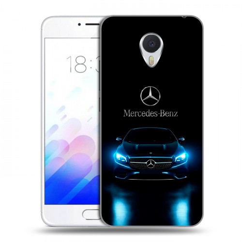 Дизайнерский пластиковый чехол для Meizu M3E Mercedes Мерседес