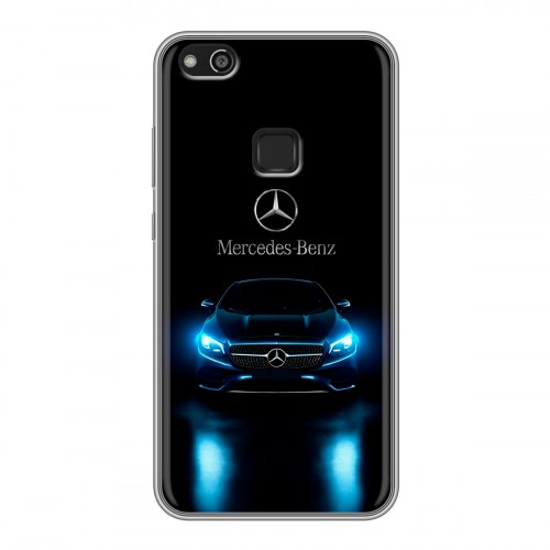 Дизайнерский силиконовый чехол для Huawei P10 Lite Mercedes Мерседес
