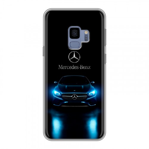 Дизайнерский силиконовый чехол для Samsung Galaxy S9 Mercedes Мерседес